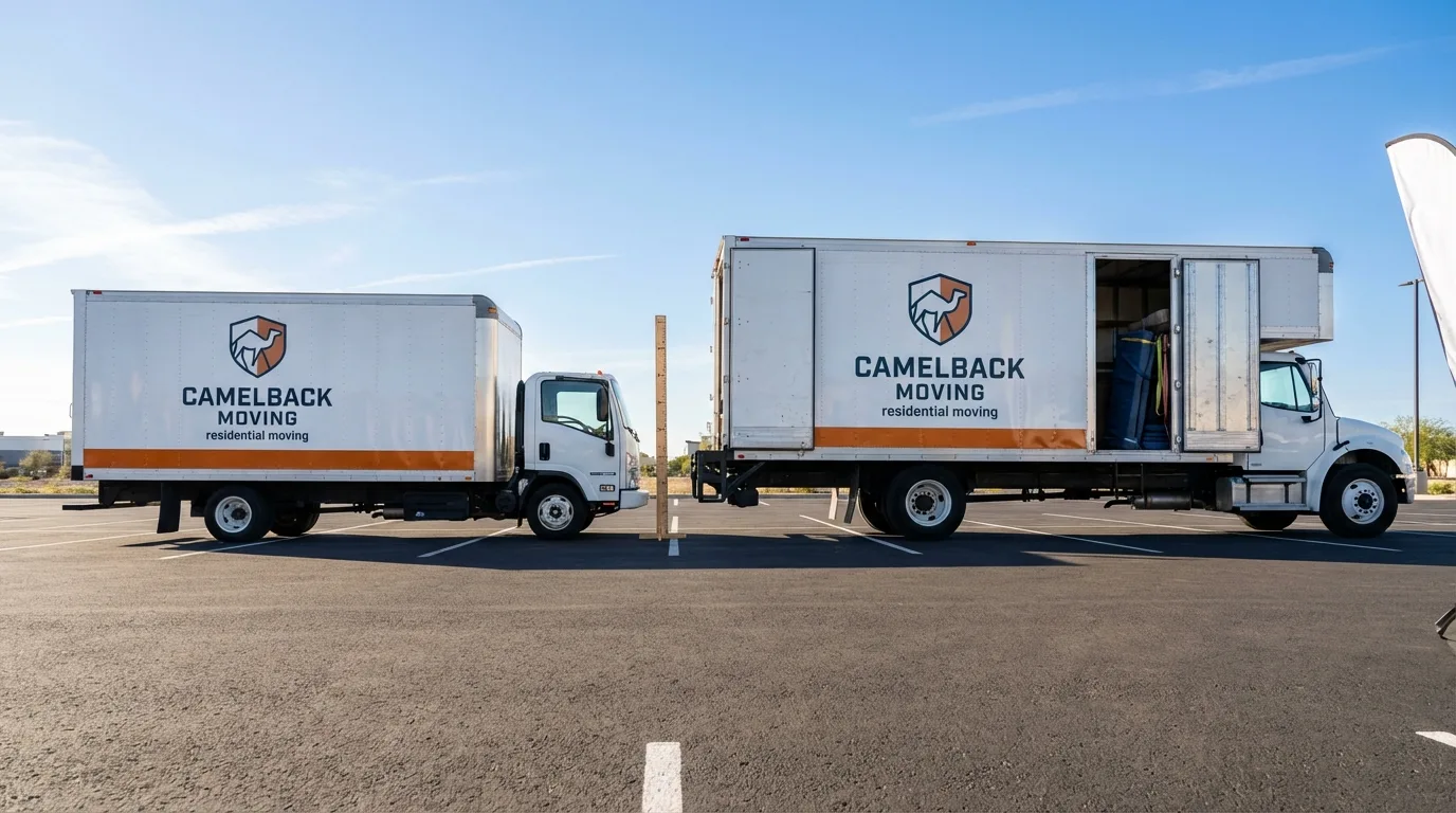 Moving truck size capacity guide in Dublin